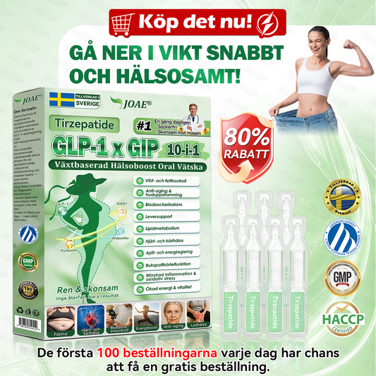 𝑶𝒇𝒇𝒊𝒄𝒊𝒆𝒍𝒍 𝒃𝒖𝒕𝒊𝒌 | 👩‍⚕️💫 𝗝𝗢𝗔𝗘® Tirzepatid GLP-1 × GIP 10-i-1 Urtebaserat Hälsoboost Oral Vätsk (𝐁𝐚𝘴𝐞𝐝 𝐨𝐧 𝟏 𝐝𝐨𝑠 𝐝𝐚𝐢𝑙𝑦, 𝐯𝐢𝐬𝐢𝐛𝐥𝐞 𝐜𝐡𝐚𝐧𝐠𝐞𝐬 𝐢𝐧 𝟕 𝐝𝐚𝐲𝐬) ✅ 𝑭ö𝒓 𝒇𝒆𝒕𝒎𝒂, 🅛🅞🅞🅢🅔 🅢🅚🅘🅝, 𝒅𝒊𝒂𝒃𝒆𝒕𝒆𝒔, 𝒔ö𝒎𝒏𝒂𝒑𝒏é, 𝒍𝒆𝒅𝒑𝒓𝒐𝒃𝒍𝒆𝒎 𝒐𝒄𝒉 𝒎𝒆𝒓
